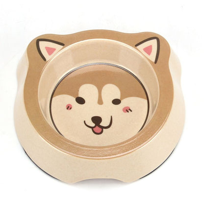 Adorable Bamboo Fiber Pet Bowl