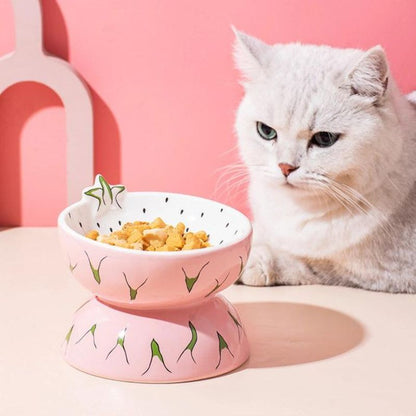 Fruit-Themed Pet Ceramic Bowl