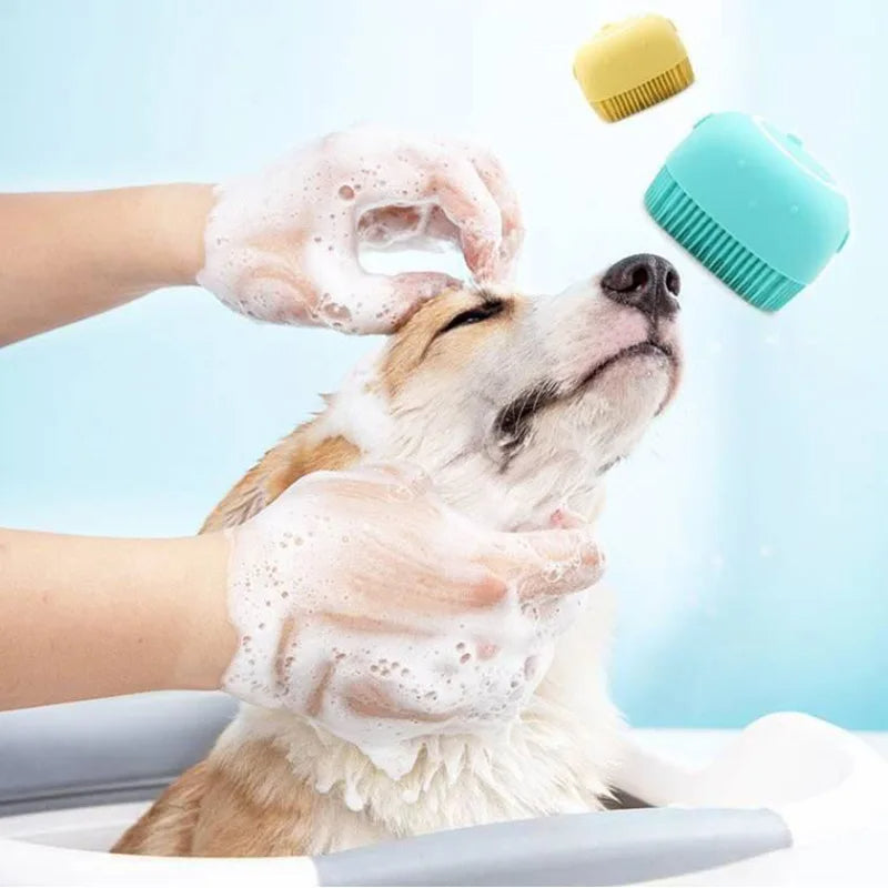 Pet Silicone Bath Brush