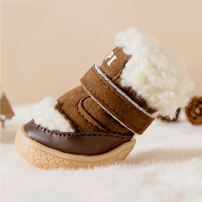 Warm Outdoor Boots for Small Dogs