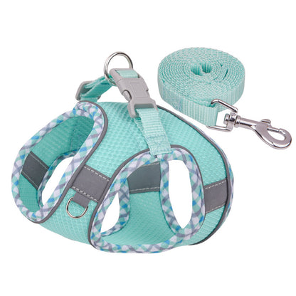 Breathable Puppy Harness and Leash Set