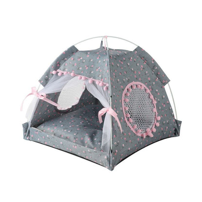 Portable Pet Tent with Breathable Cushion