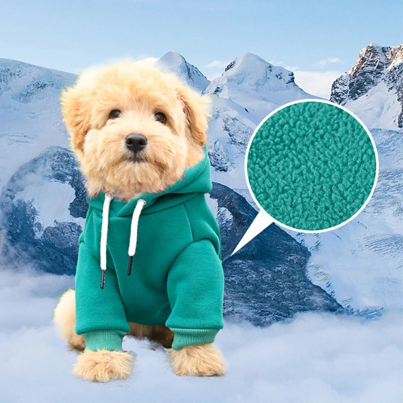 Pet Fleece Hooded Sweatshirt