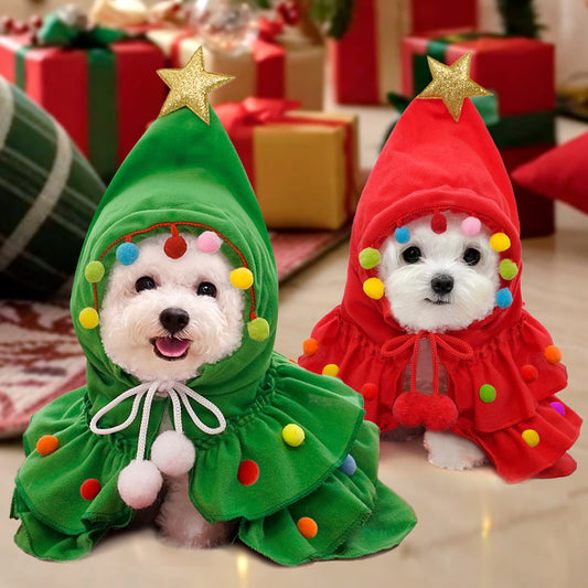 Christmas Pet Cute Cape