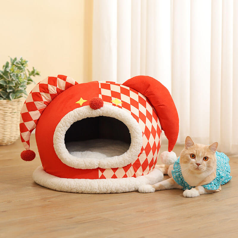 Circus Series  Semi-Enclosed Cat Bed