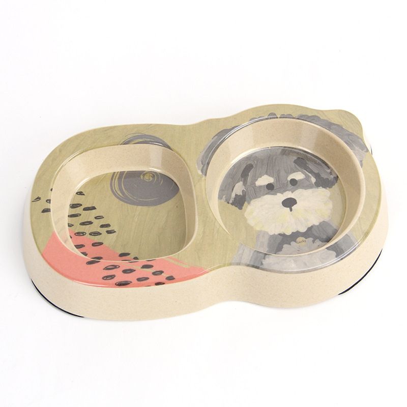 Adorable Bamboo Fiber Pet Bowl