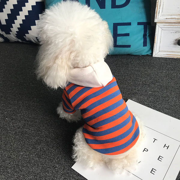 Pet Striped Hoodie