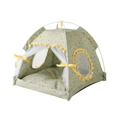 Portable Pet Tent with Breathable Cushion