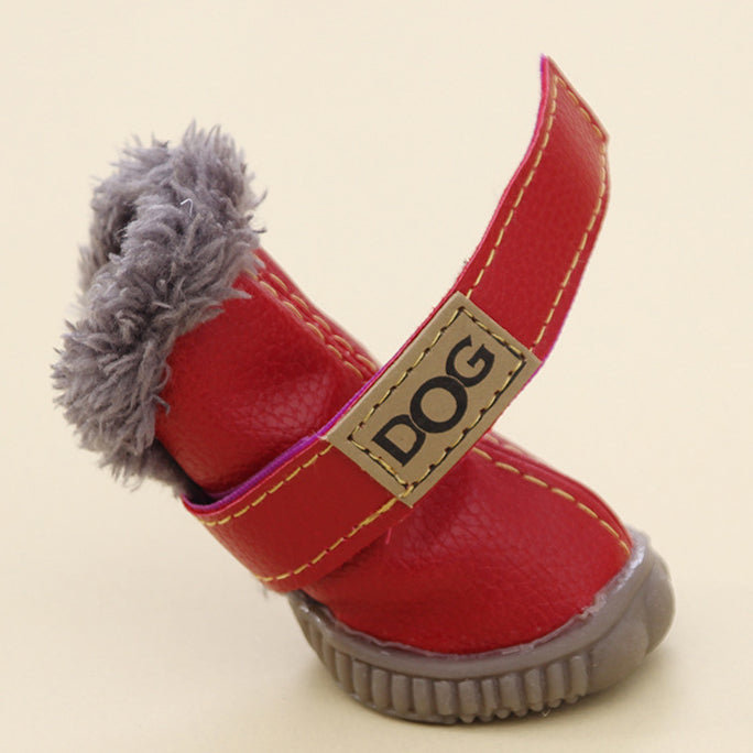 Winter Warm Anti-slip Dog Shoes