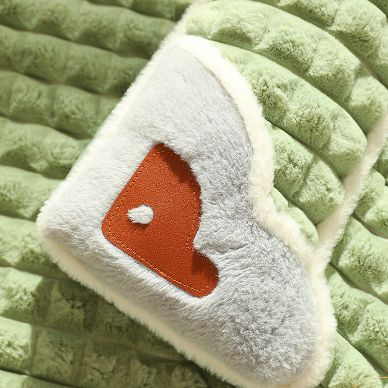 Bunny Fur Dog Pillow Bed