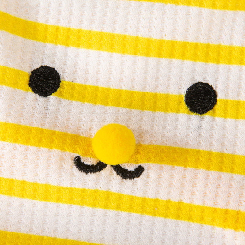 Waffle Striped Dog Summer T-Shirt