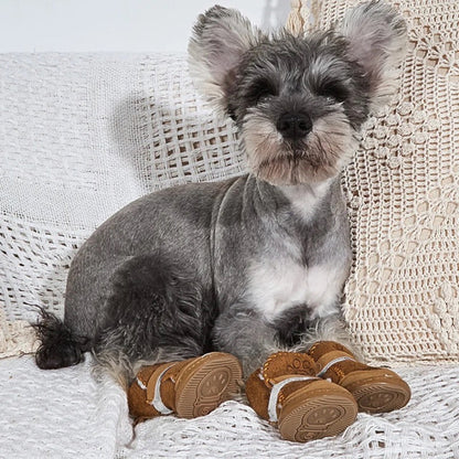 Puppy Snow Booties for Small Dogs