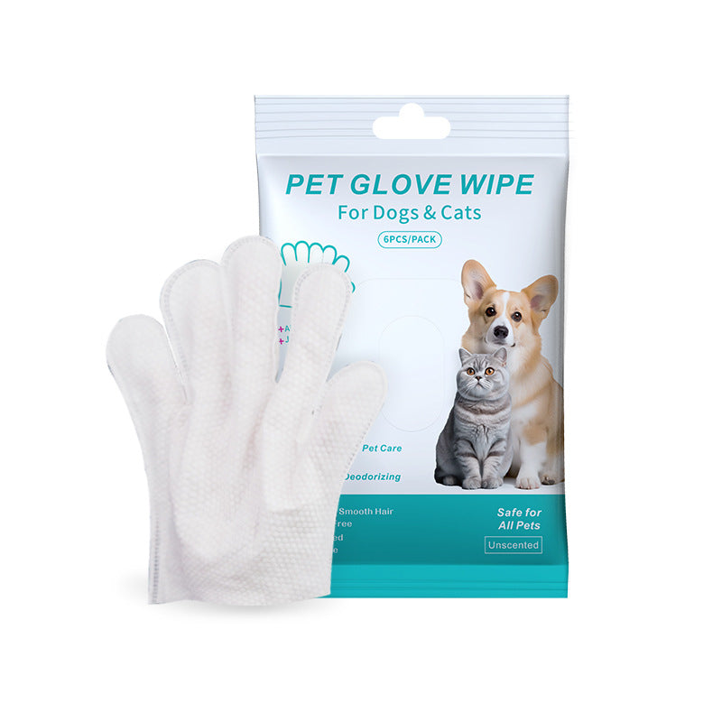 Pet Grooming and Cleaning Gloves Wipes