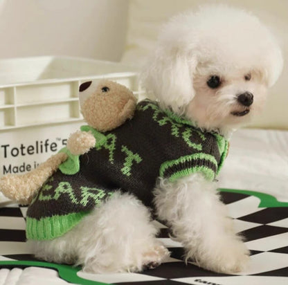 Fashionable Cute Bear Pet Sweater