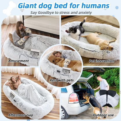 Luxury Human-Sized Dog Bed