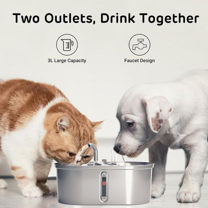 2 in 1 Automatic Pet Water Fountain