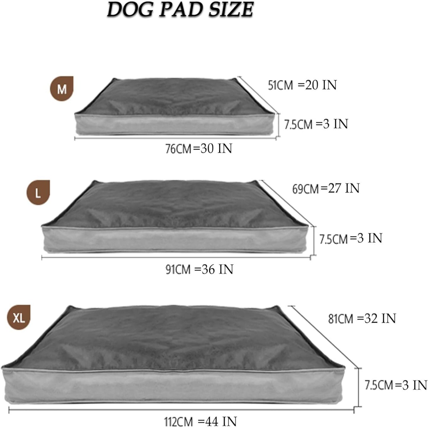 Orthopedic Waterproof Dog Bed