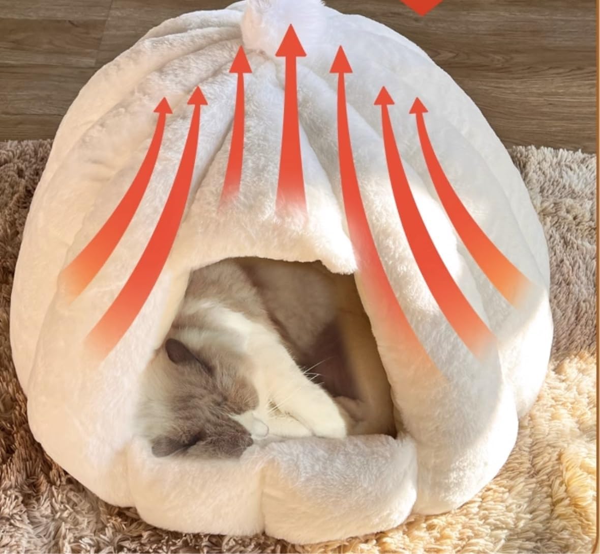 Semi-enclosed Pet Bed