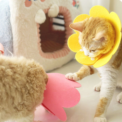 Washable Felt Pet Elizabethan Collar(2 pcs)