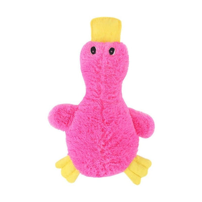 Cute Squeaky Duck Plush Dog Chew Toy