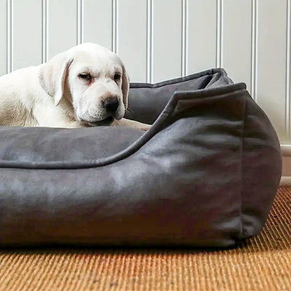 Waterproof Leather Removable Dog Bed
