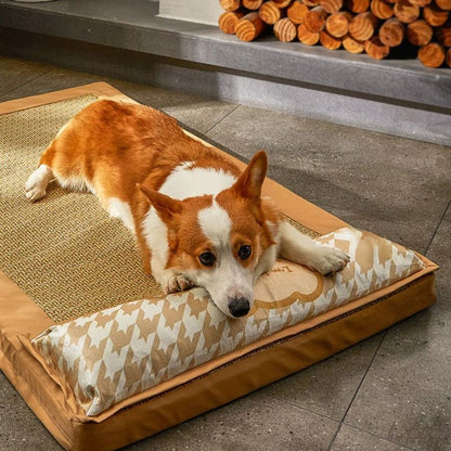 Pet Cooling Sleeping Bed with Pillow