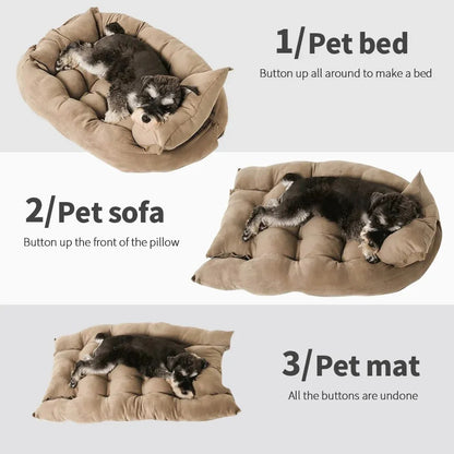 3 in 1 Warm Soft Winter Pet Cushion