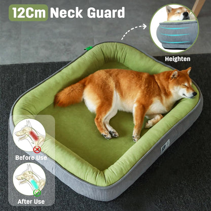 All-Season Plush Comfort Donut Dog Bed