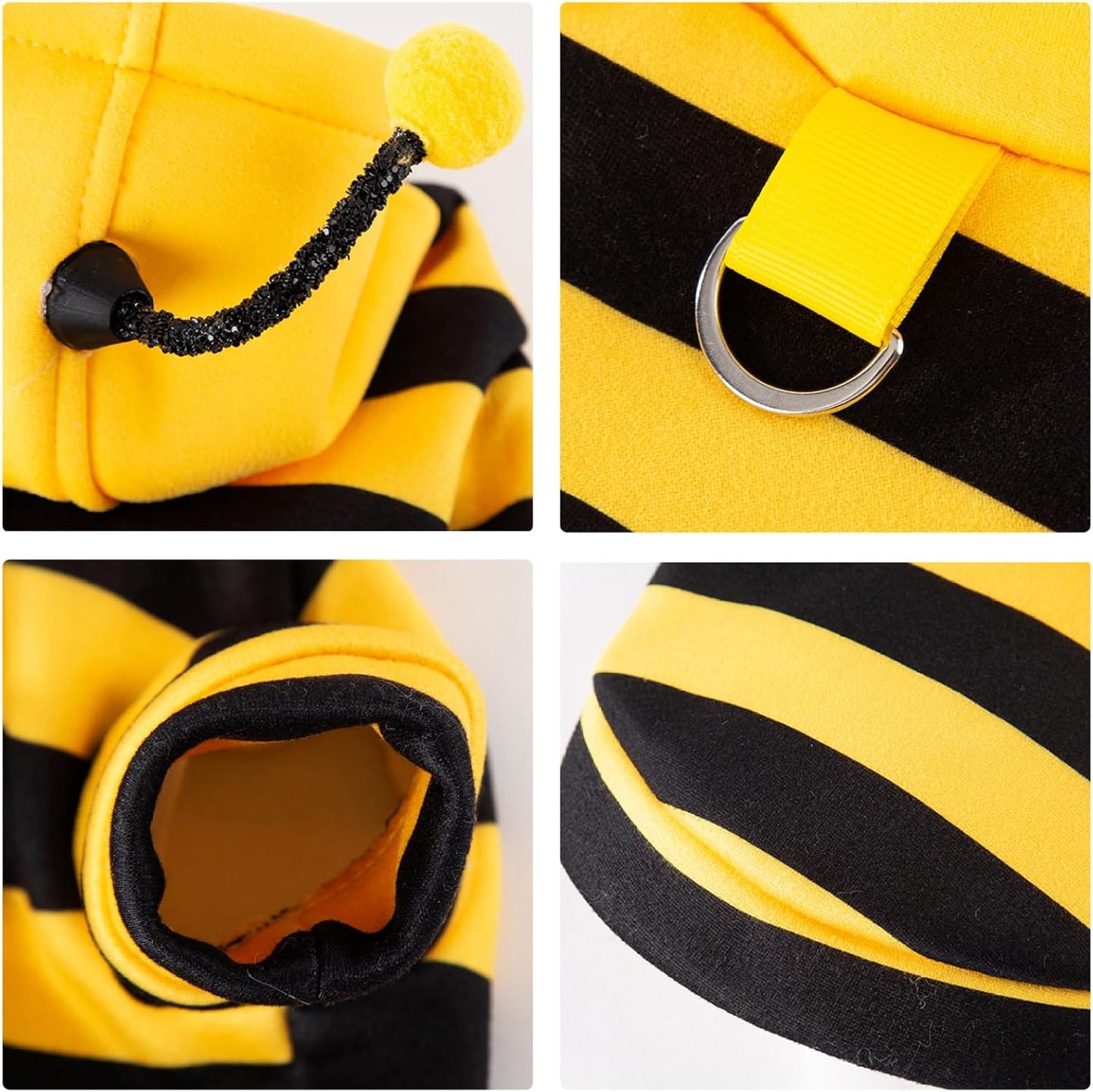 Thin Velvet Cute Bee Pet Sweatshirt