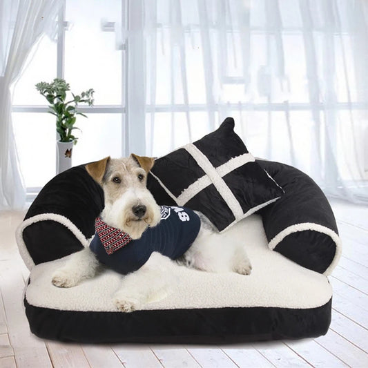 Large Soft Warm Dog Sofa Bed