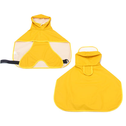 Adjustable Dog Raincoat with Clear Hooded