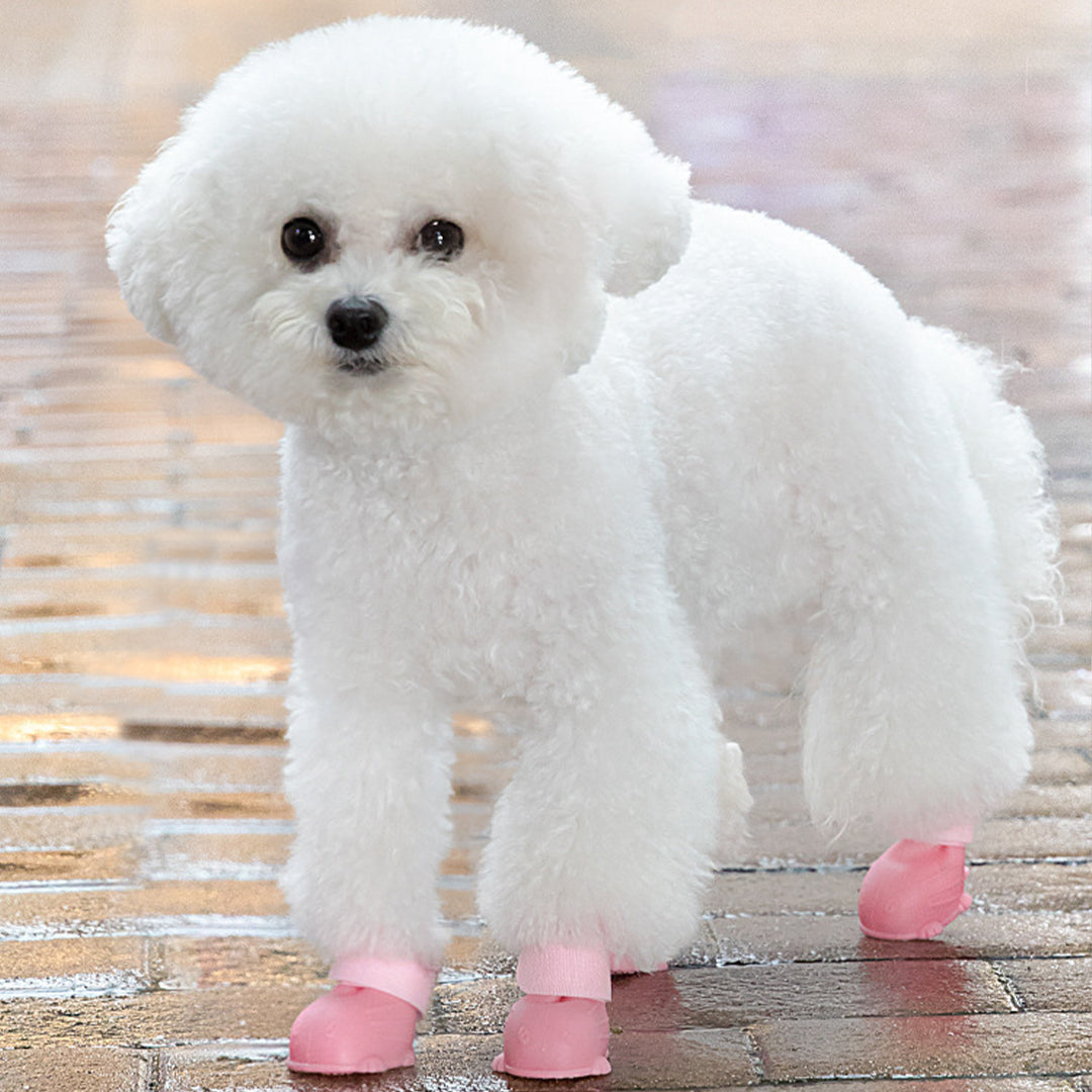 Anti-Slip Rubber Rain Shoes for Small Dog