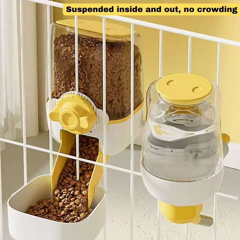 Hanging Automatic Pet Feeder and Water Dispenser