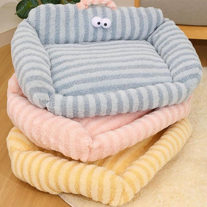 Macaroon Square Cat Bed 4 Color Mat Couch