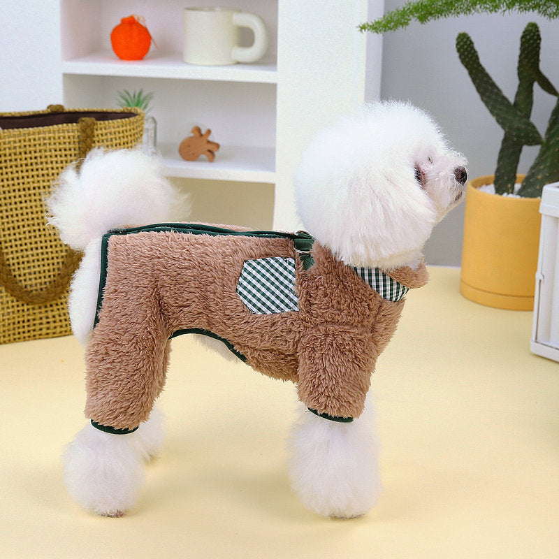 Winter Plush Warm Pet Clothes