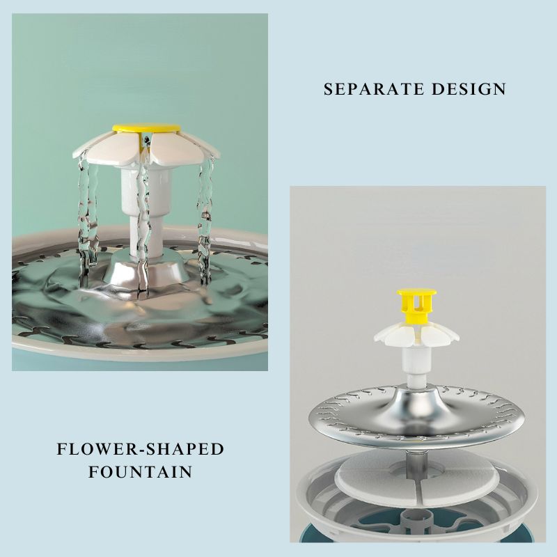 Flower Pet Water Fountain