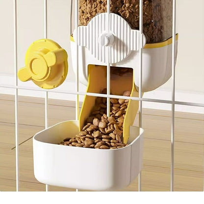 Hanging Automatic Pet Feeder and Water Dispenser