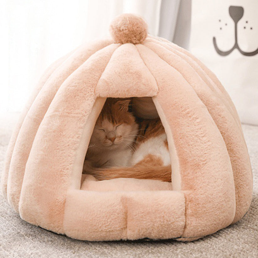 Semi-enclosed Pet Bed