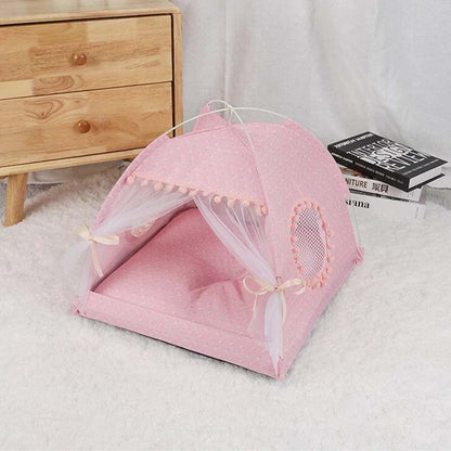 Portable Pet Tent with Breathable Cushion