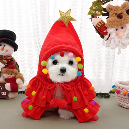 Christmas Pet Cute Cape