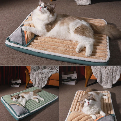 Super Soft Multi-layer Flannel Pet Mat