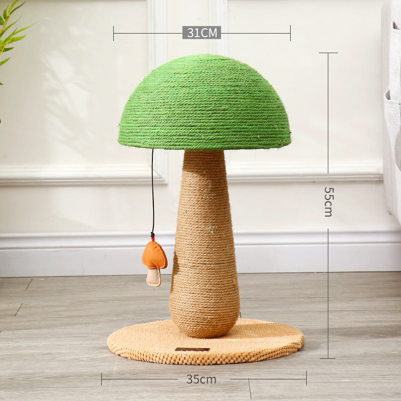 Sisal Mushroom Shape Cat Scratching Post