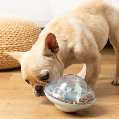 UFO Shape Pet Leaking Food Toy