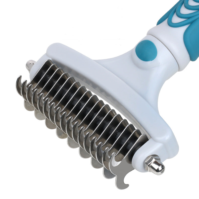 Stainless Steel Double-sided Pet Hair Removal Comb