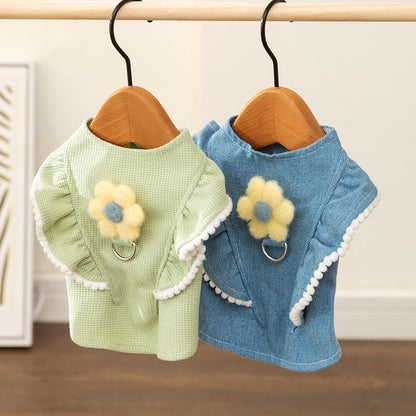 Cute Flower Pet Vest