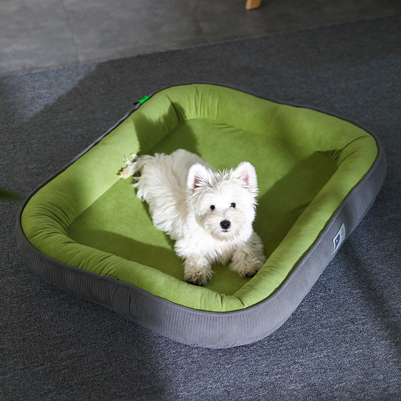 All-Season Plush Comfort Donut Dog Bed