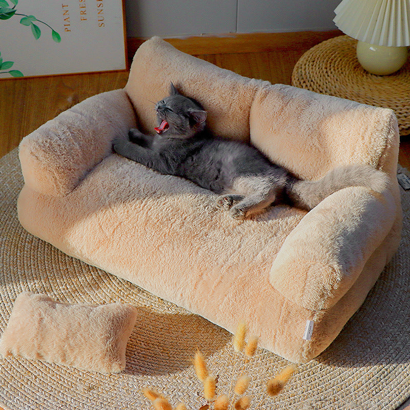 Warm Non Slip Cat Sofa Bed