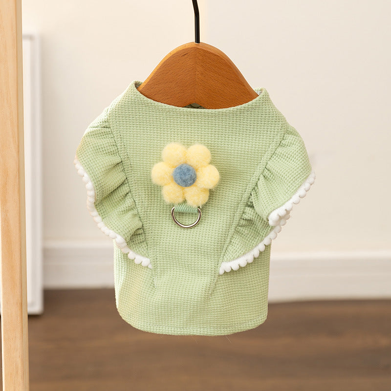 Cute Flower Pet Vest