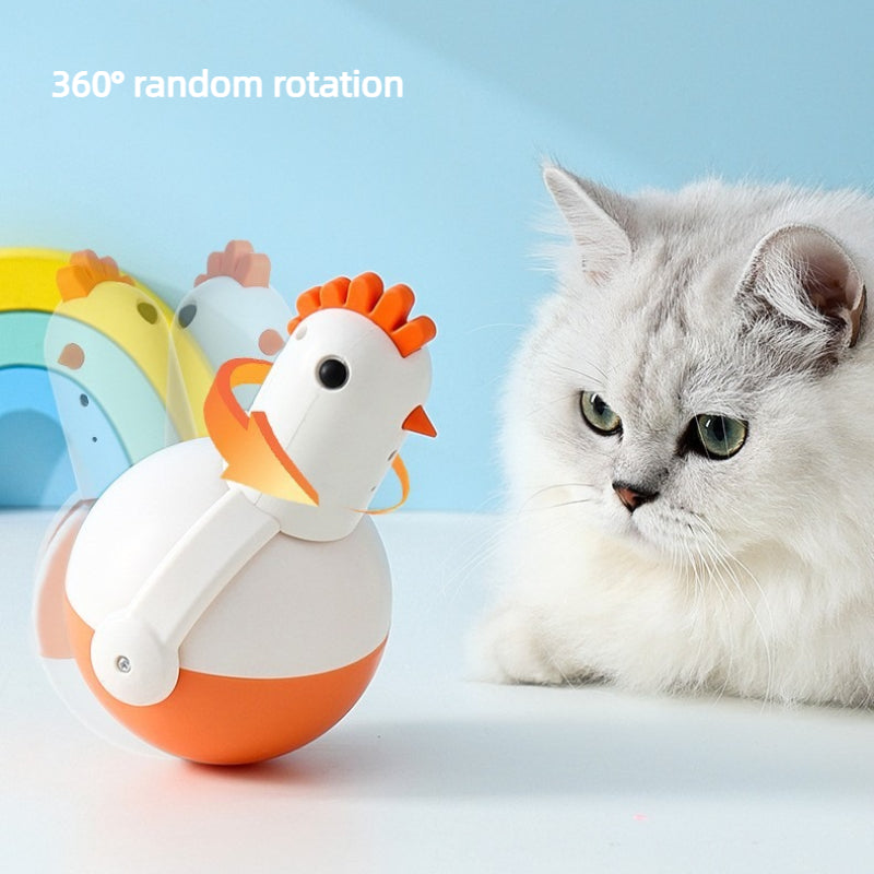 Chicken Shape Tumbler Cat Toy