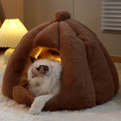 Semi-enclosed Pet Bed